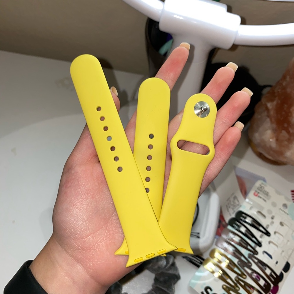 yellow apple watch band